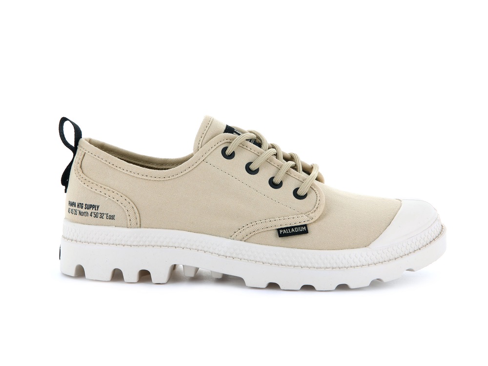 Zapatos Bajos Palladium PAMPA OXFORD HERITAGE SUPPLY Hombre Desert | Costa Rica-78953